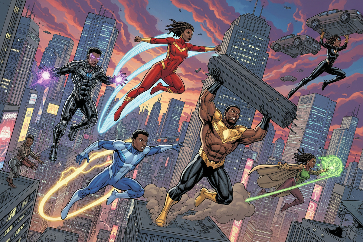 Black Superheroes, & Confidence Lessons for Kids