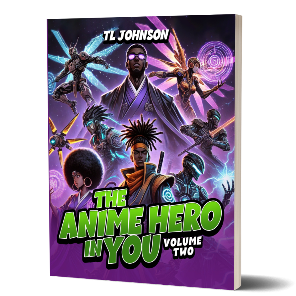 The Anime Hero in You – Volume 2 Black Anime Coloring Book - The Mini Monarchs