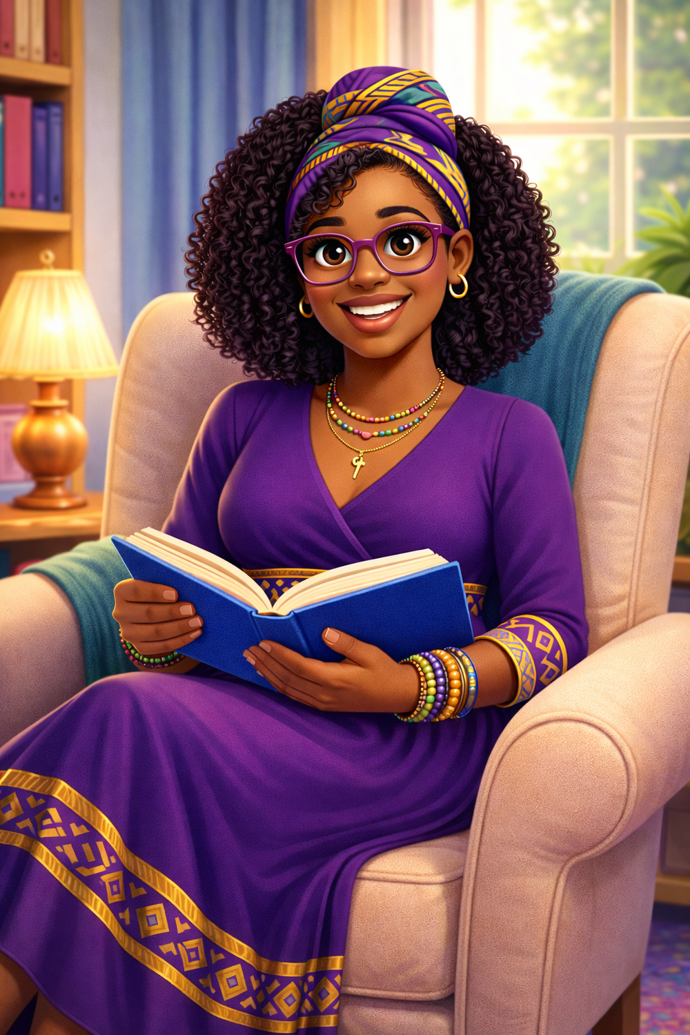 Ms. Amara, host of Storybook Lane