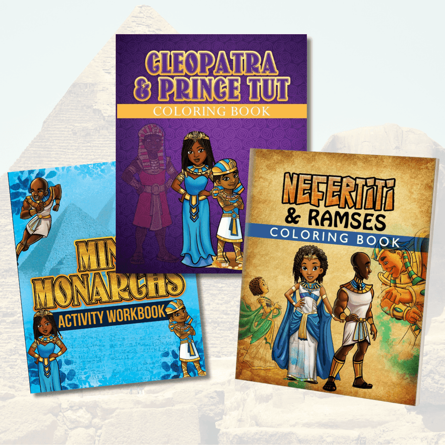 Mini Monarchs Color & Play Bundle: 3 Black Children’s Books for Learning, Coloring, and Confidence