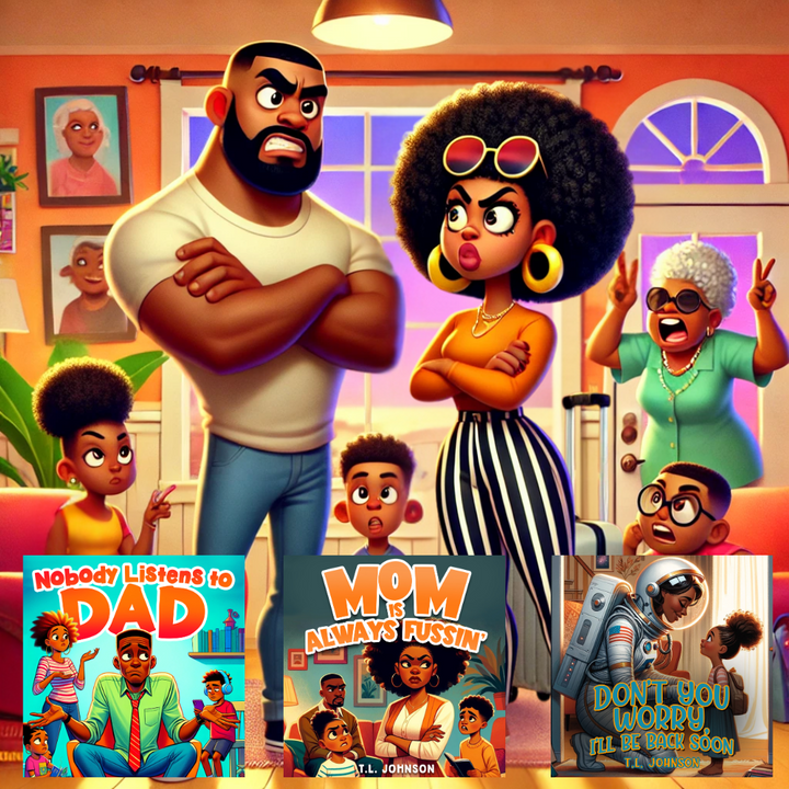 Mom & Dad, Don’t Worry Bundle by TL Johnson – Diverse children’s books about family, emotions, and culture
