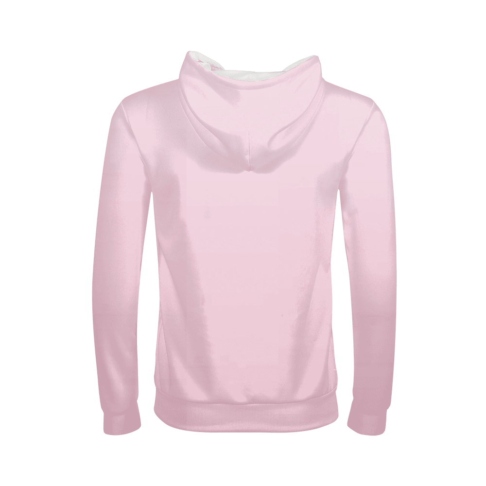 Nefertiti Kids Hoodie. back of pink hoodie