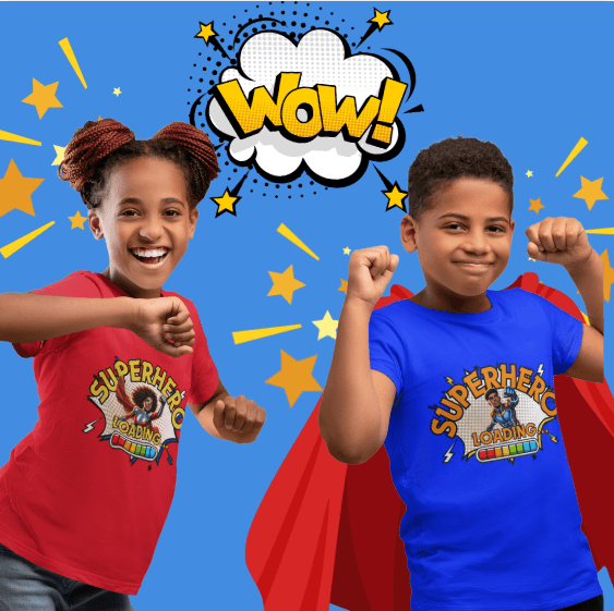 Superhero Loading Kids' T-Shirt.