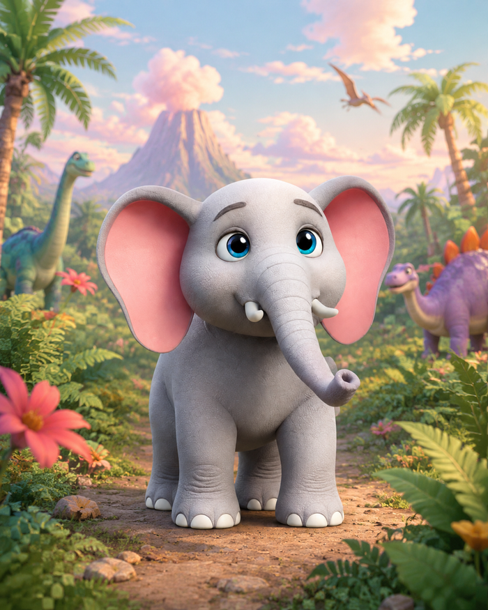 Mr. Elephant character portrait