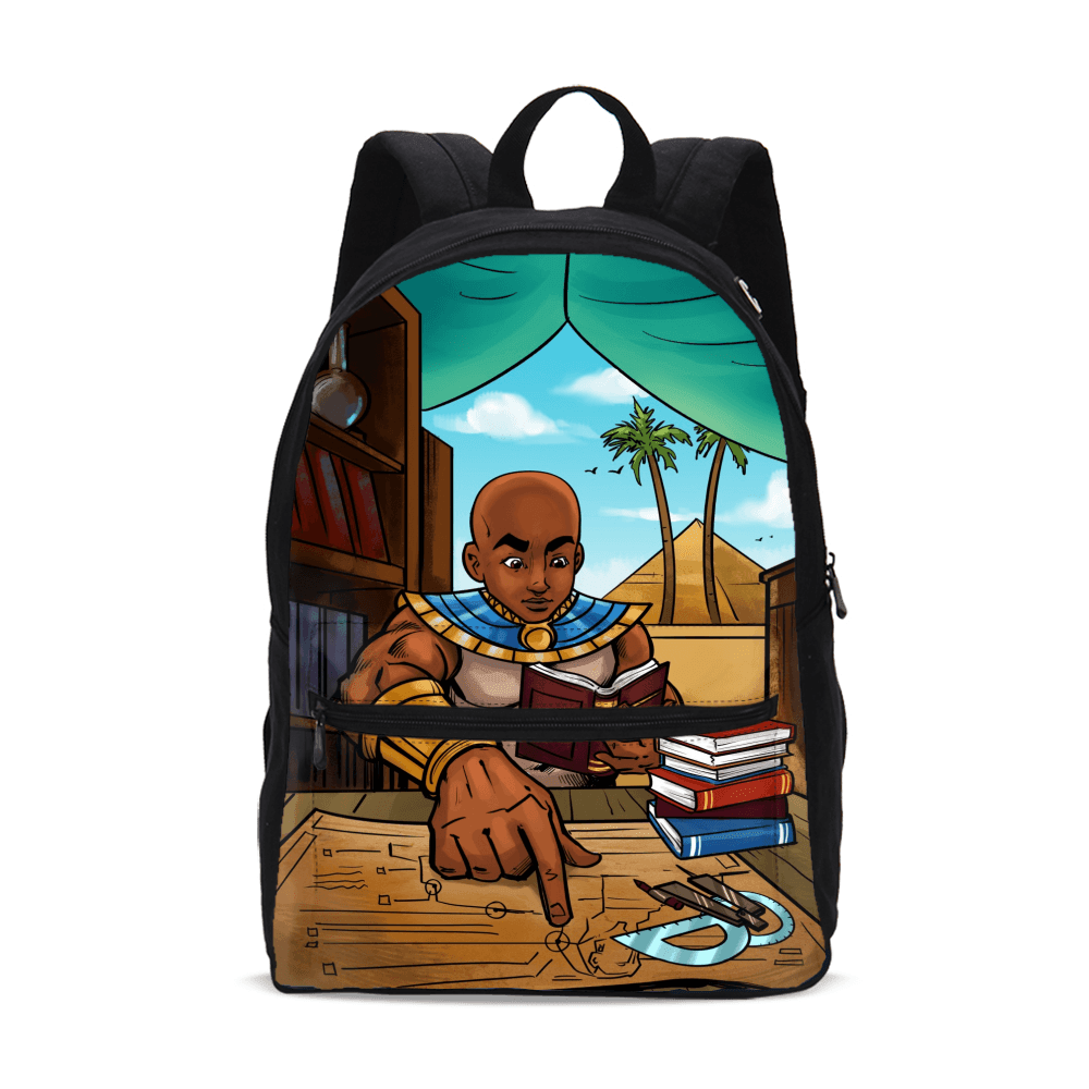 Ramses and the Great Wonder  Small Canvas Backpack.