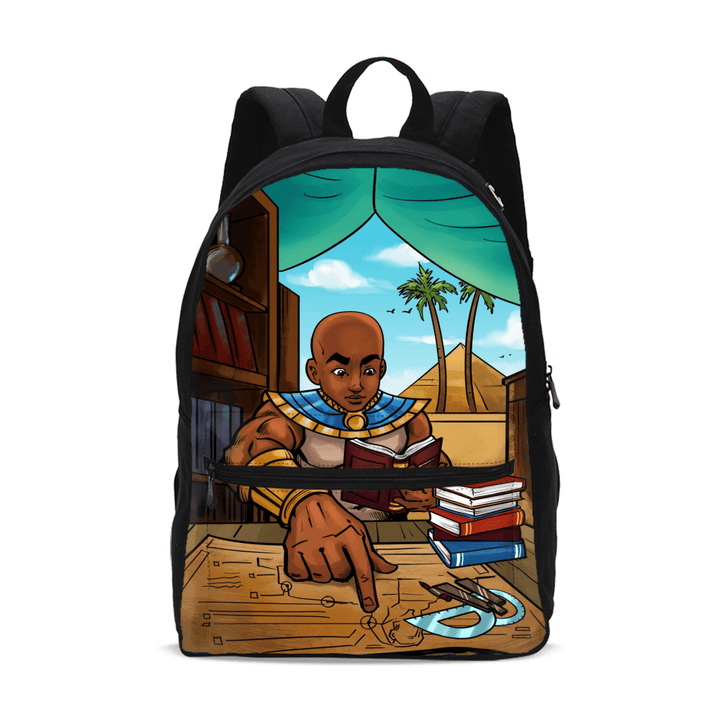 Ramses and the Great Wonder  Small Canvas Backpack.