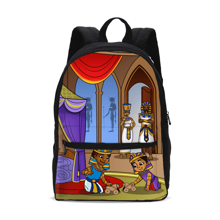 Tut the Generous Small Canvas Backpack.