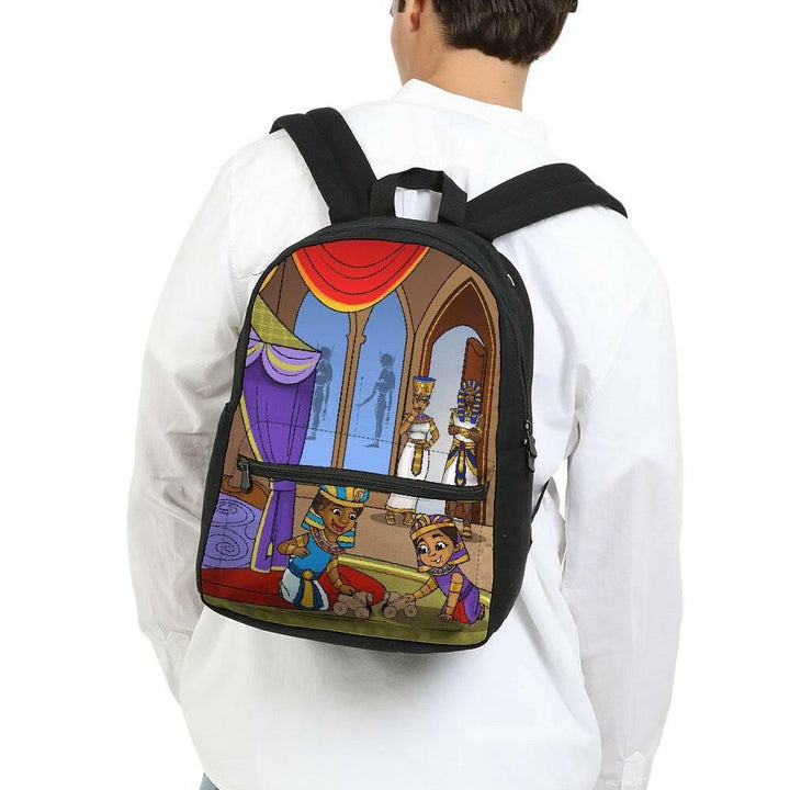 Tut the Generous Small Canvas Backpack.