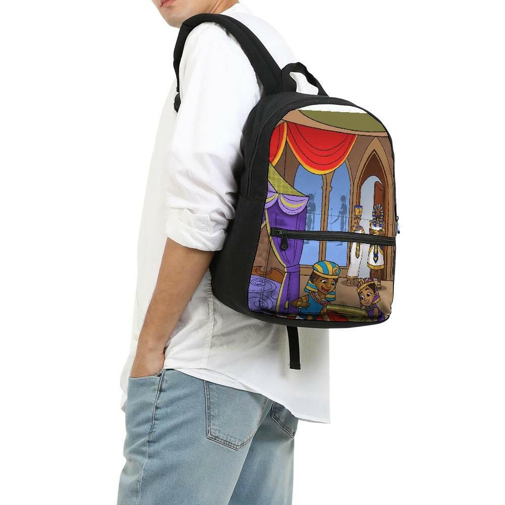 Tut the Generous Small Canvas Backpack.