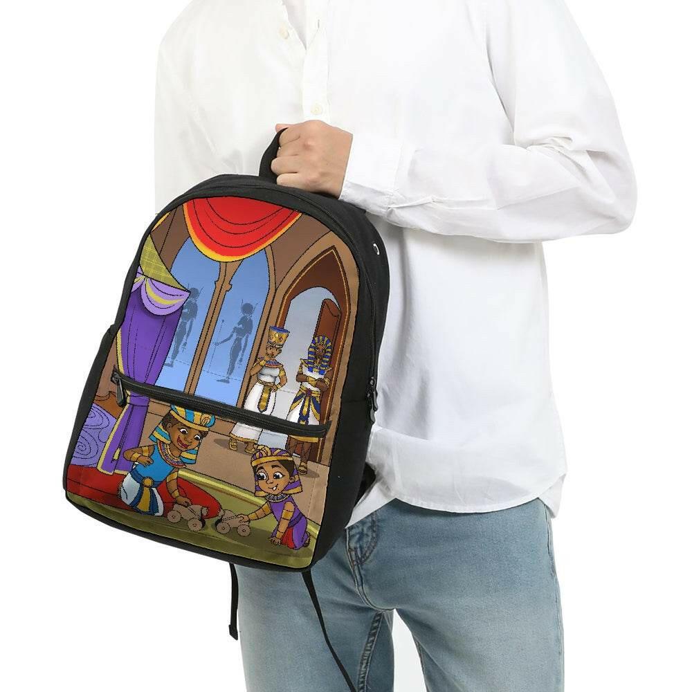 Tut the Generous Small Canvas Backpack.